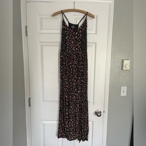 Angie S floral maxi dress